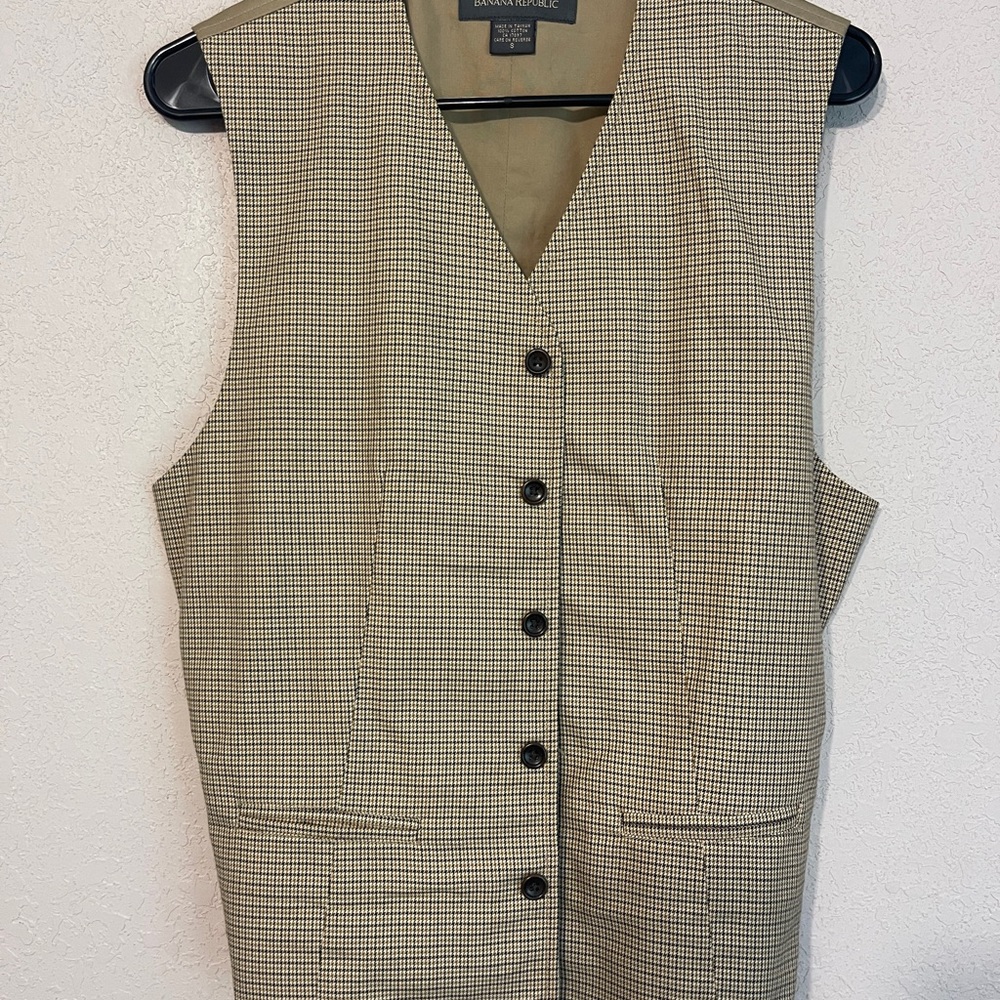 Banana Republic Men's Houndstooth Vest